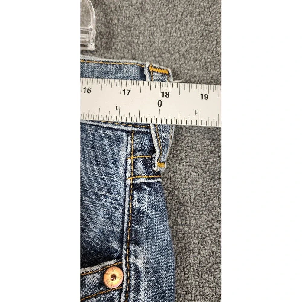 True Religion Section Straight Jeans Mens 36 Medium Wash Blue Denim‎ 100% Cotton